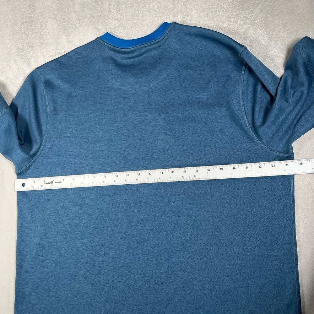 Nike Golf Sport Long Sleeve Crew Neck Sweatshirt Men XL DRI-FIT Zipper Pocket - Picture 7 of 10